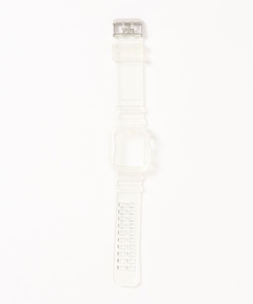 Fun & Daily（ファンアンドデイリー）の「AppleWatch Clear Band / アップルウォッチバンド（デジタル腕時計・レディース・ブラック/グリーン/クリア/オレンジ/ピンク・A/B）」の5枚目の写真