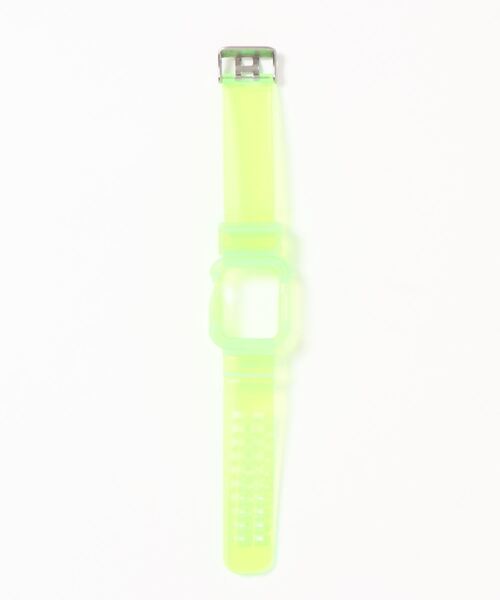 Fun & Daily（ファンアンドデイリー）の「AppleWatch Clear Band / アップルウォッチバンド（デジタル腕時計・レディース・ブラック/グリーン/クリア/オレンジ/ピンク・A/B）」の6枚目の写真