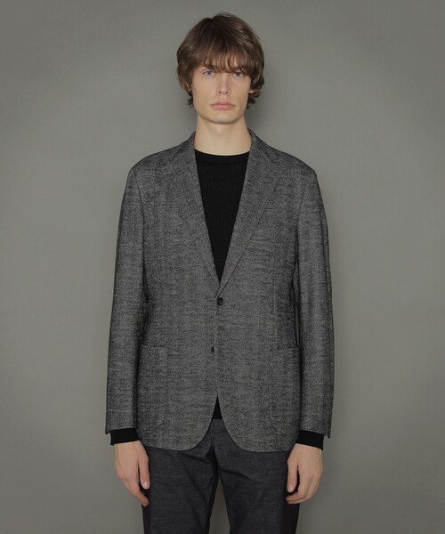 セール テーラードジャケット Flex Jersey Jersey Mackintosh ロンドン のファッション London マッキントッシュ Mackintosh ヘリンボーンジャケット テーラードジャケット で送料無料 の