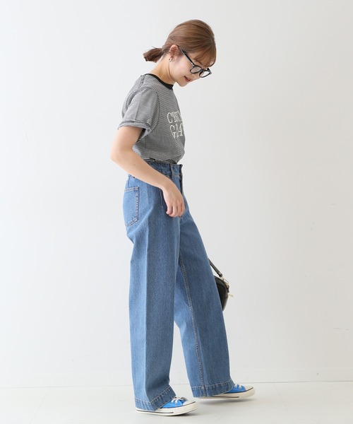 SLOBE IENA（スローブイエナ）の「LE DENIM バギーパンツ【洗濯