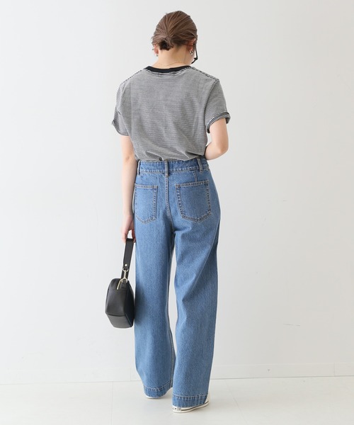 SLOBE IENA（スローブイエナ）の「LE DENIM バギーパンツ【洗濯