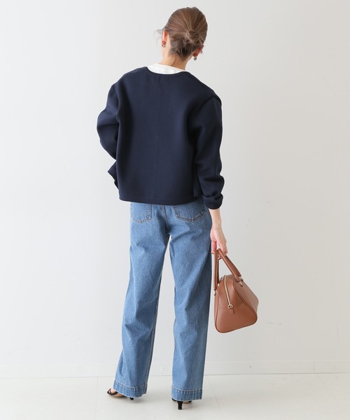 【SLOBE IENA】バギーデニムパンツ　スローブイエナ 追加2》LE DENIM バギーパンツ（デニムパンツ・ジーンズ