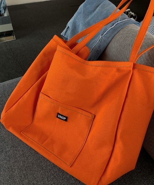 KOR（ケーオーアール）の「キャンバスカラートートバッグ（トートバッグ・レディース・イエロー/グリーン/オレンジ/ピンク・FREE）」の19枚目の写真