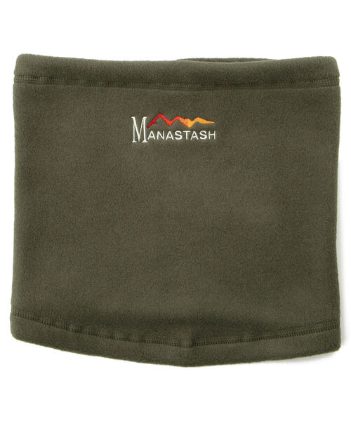 MANASTASH（マナスタッシュ）の「MANASTASH(マナスタッシュ)  POLARTEC NECK GAITER（ネックウォーマー/スヌード・メンズ・ブラック/パープル/オリーブ・FREE）」の2枚目の写真