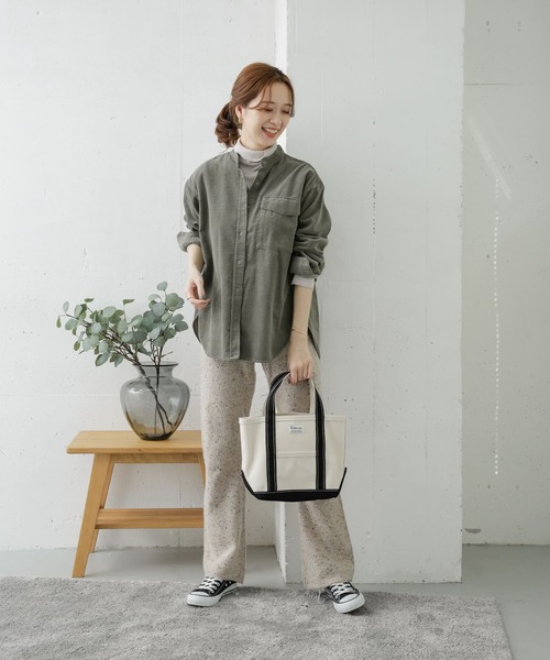 美品レア brown by 2-tacs コーデュロイシャツ カーキ Lサイズ BROWN by 2-tacs 