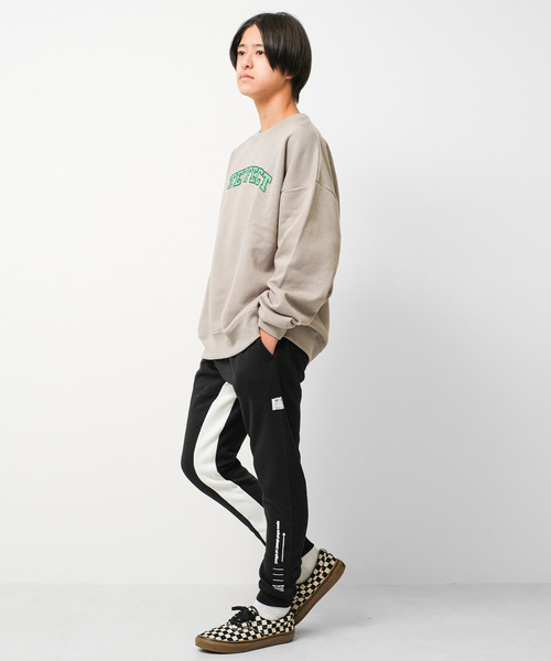 RAT EFFECT(ラットエフェクト)の「裏起毛マチ付パンツ(スウェットパンツ・キッズ・ブラック×ホワイト/ブラック×ブラック・120/130/140/150/160/170)」の10枚目の写真