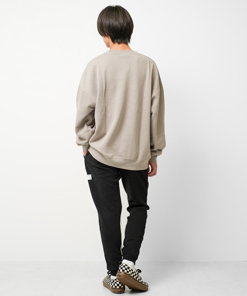 RAT EFFECT(ラットエフェクト)の「裏起毛マチ付パンツ(スウェットパンツ・キッズ・ブラック×ホワイト/ブラック×ブラック・120/130/140/150/160/170)」の9枚目の写真