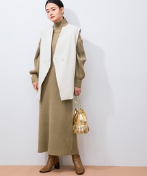 ADAM ET ROPE' | 【アウトレット店舗・WEB限定】ワイドリブロングワンピース(ワンピース)