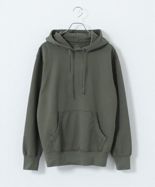 SAVE KHAKI UNITED（セーブカーキユナイテッド）の「【SAVE KHAKI UNITED】SUPIMA FLEECE プルオーバー フーディ（パーカー・メンズ・ネイビー/ブラック/ナチュラル/チョコ・XX-LARGE/MEDIUM/X-LARGE/LARGE）」の4枚目の写真