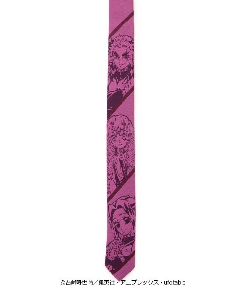 Perfect Suit FActory（パーフェクトスーツファクトリー）の「鬼滅の刃コラボネクタイ 胡蝶/甘露寺/煉獄（ネクタイ・メンズ・ワイン・FREE）」の6枚目の写真