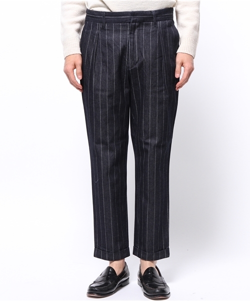 EDIFICE（エディフィス）の「◇PRODUCT F モチーフデニム 1タッククロップドパンツ（デニムパンツ・メンズ・ネイビー/ダークブルー・42/44/46/48/50）」の10枚目の写真