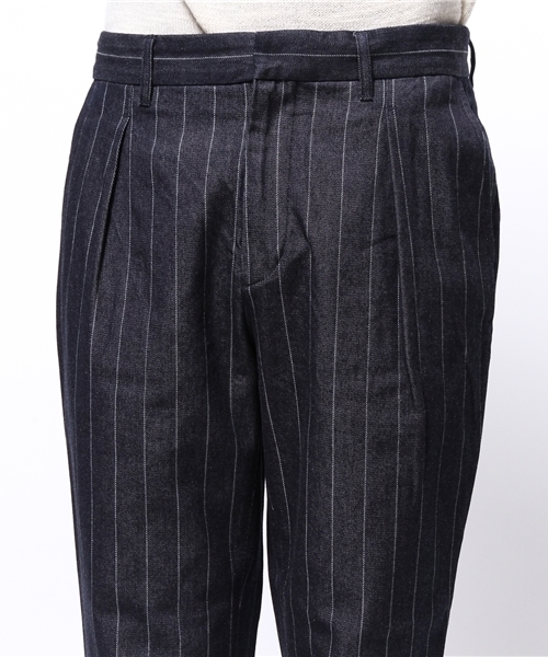 EDIFICE（エディフィス）の「◇PRODUCT F モチーフデニム 1タッククロップドパンツ（デニムパンツ・メンズ・ネイビー/ダークブルー・42/44/46/48/50）」の12枚目の写真