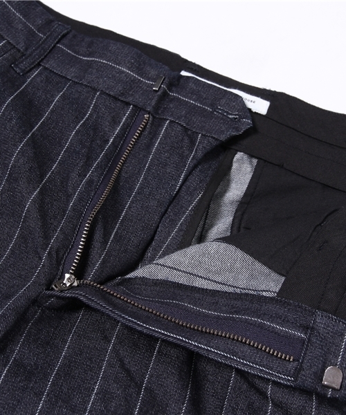 EDIFICE（エディフィス）の「◇PRODUCT F モチーフデニム 1タッククロップドパンツ（デニムパンツ・メンズ・ネイビー/ダークブルー・42/44/46/48/50）」の6枚目の写真
