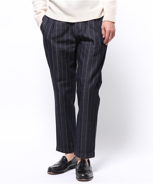 EDIFICE（エディフィス）の「◇PRODUCT F モチーフデニム 1タッククロップドパンツ（デニムパンツ・メンズ・ネイビー/ダークブルー・42/44/46/48/50）」の13枚目の写真