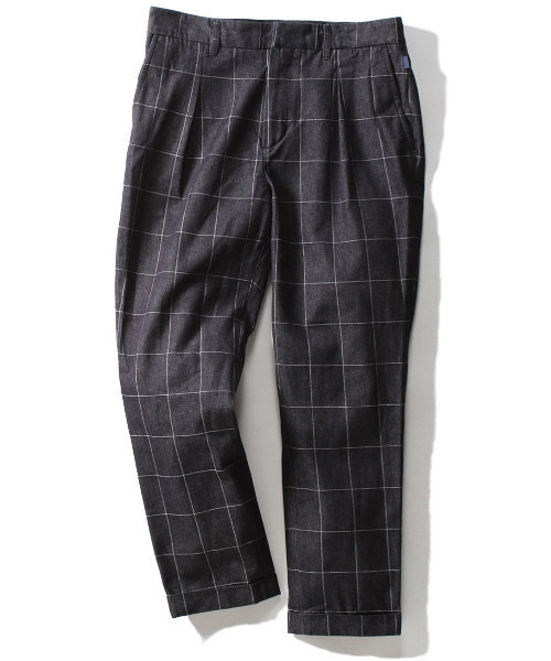 EDIFICE（エディフィス）の「◇PRODUCT F モチーフデニム 1タッククロップドパンツ（デニムパンツ・メンズ・ネイビー/ダークブルー・42/44/46/48/50）」の16枚目の写真