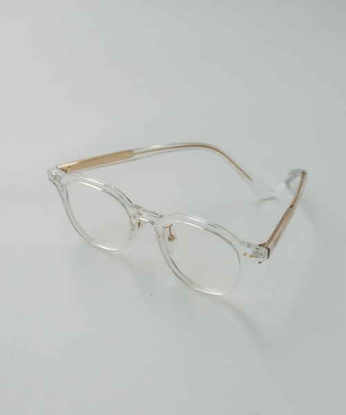 mystic(ミスティック)の「クリアフレームメガネ(メガネ・レディース・グレー/クリア・ONE SIZE)」の4枚目の写真