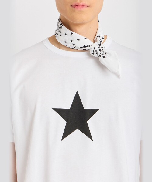 agnes b.(アニエスベー)の「メンズ アイコニック プリント コットン 半袖 Tシャツ "Etoile"(Tシャツ/カットソー・メンズ・ホワイト・1/2/3/0)」の9枚目の写真