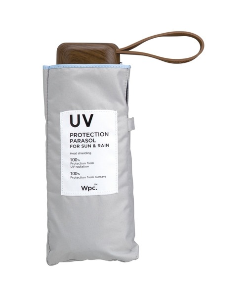 Wpc.（ダブリュピーシー）の「完全遮光 遮光インサイドカラーtiny 日傘 折りたたみ（折りたたみ傘・レディース・ブラック/ベージュ/オフホワイト/サックスブルー/ピンク/パープル/グレー/ゴールド/シルバー/ピンク系その他・FREE）」の3枚目の写真