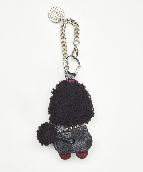 LAZY SUSAN（レイジースーザン）の「チャーム　プードル　チェッカー（キーホルダー・レディース・ブラック/ブラウン/ホワイト・FREE）」の5枚目の写真