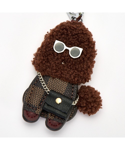 LAZY SUSAN（レイジースーザン）の「チャーム　プードル　チェッカー（キーホルダー・レディース・ブラック/ブラウン/ホワイト・FREE）」の11枚目の写真