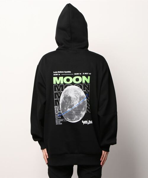 Figments（フィグメンツ）の「MOONパーカー（パーカー・レディース・ライトグレー/ブラック・FREE）」の17枚目の写真