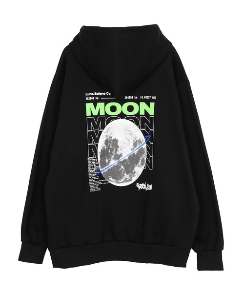 Figments（フィグメンツ）の「MOONパーカー（パーカー・レディース・ライトグレー/ブラック・FREE）」の7枚目の写真