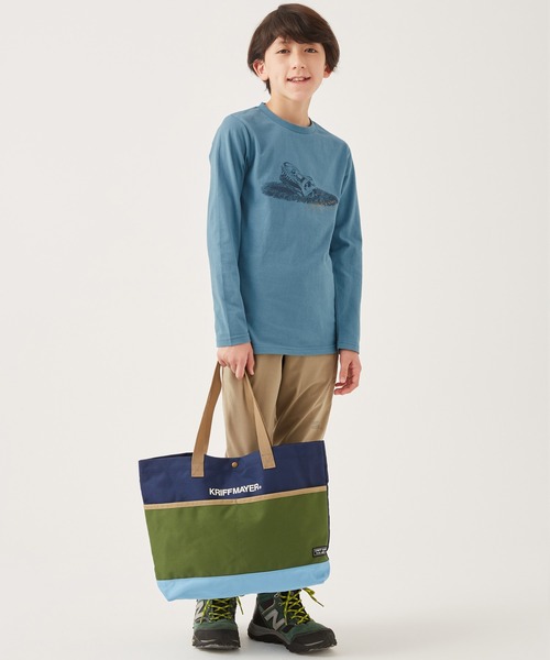 KRIFF MAYER Kid's Collection（クリフメイヤーキッズコレクション）の「白亜TEE(ティラノ)（Tシャツ/カットソー・キッズ・オフホワイト/オリーブ/ブルー/チャコール・120/130/140/150/160/170）」の8枚目の写真