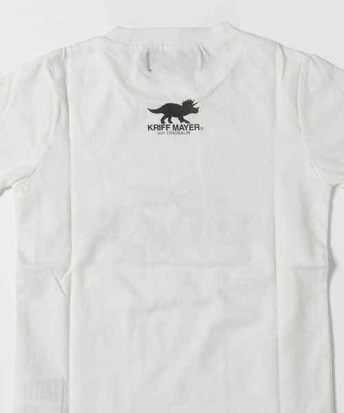 KRIFF MAYER Kid's Collection（クリフメイヤーキッズコレクション）の「白亜TEE(ティラノ)（Tシャツ/カットソー・キッズ・オフホワイト/オリーブ/ブルー/チャコール・120/130/140/150/160/170）」の12枚目の写真