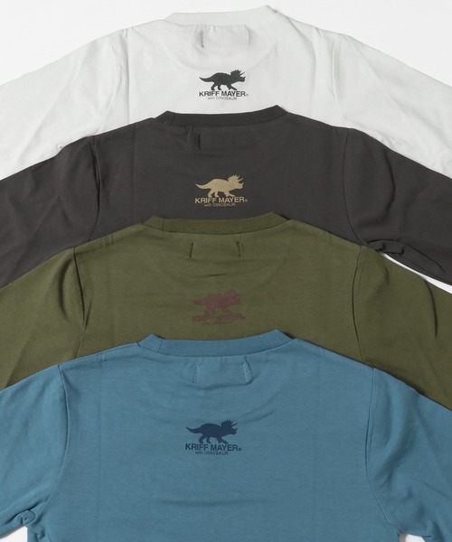 KRIFF MAYER Kid's Collection（クリフメイヤーキッズコレクション）の「白亜TEE(ティラノ)（Tシャツ/カットソー・キッズ・オフホワイト/オリーブ/ブルー/チャコール・120/130/140/150/160/170）」の16枚目の写真