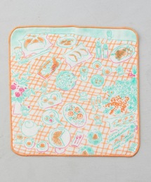 COCO WALK（ココウォーク）の「COCOWALK:タオルハンカチ(食卓 by さかがわ成美)（ハンカチ/ハンドタオル・キッズ）」