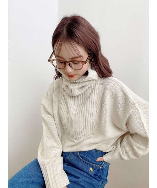 JUMELLE（ジュメロ）の「【垢抜け】ラウンドフレーム伊達メガネ（メガネ・レディース・ブラック/ブラウン・FREE）」の6枚目の写真