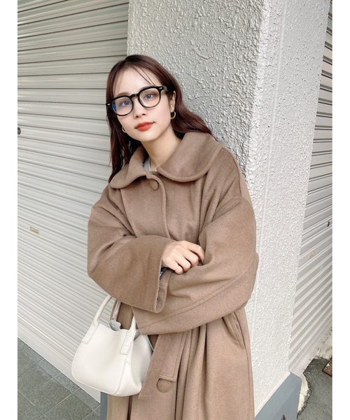 JUMELLE（ジュメロ）の「【垢抜け】ラウンドフレーム伊達メガネ（メガネ・レディース・ブラック/ブラウン・FREE）」の15枚目の写真