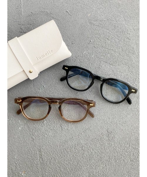 JUMELLE（ジュメロ）の「【垢抜け】ラウンドフレーム伊達メガネ（メガネ・レディース・ブラック/ブラウン・FREE）」の13枚目の写真
