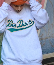 BEN DAVIS | 【BEN DAVIS】ベースボールロゴクルースウェット(スウェット)