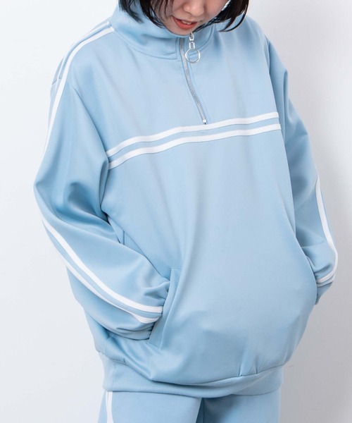 GALEX ネイビー ハーフジップジャージ GALEX ネイビー ハーフジップジャージ