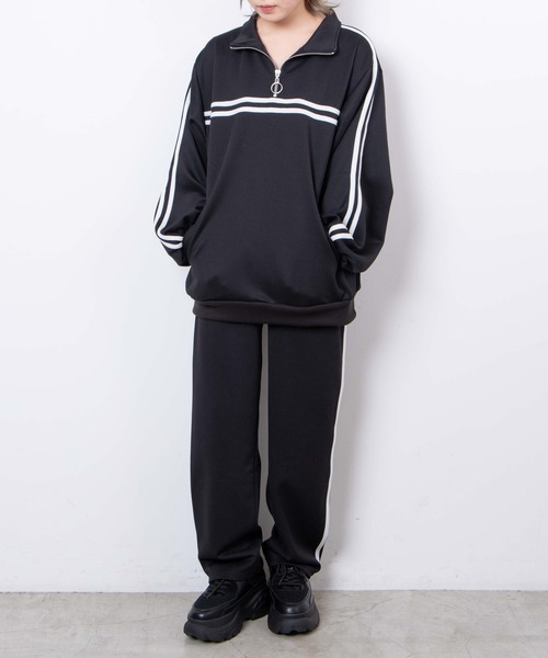 WEGO（ウィゴー）の「WEGO/ハーフジップカラージャージ（ジャージ