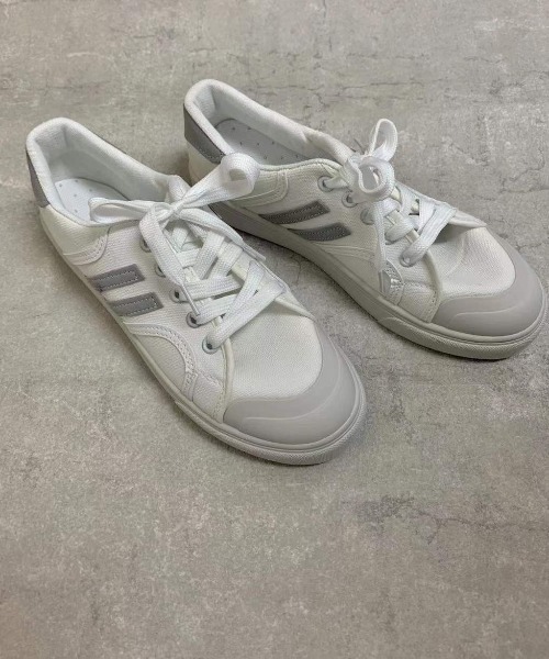 MANGROVE（マングローブ）の「ラインキャンバススニーカー（スニーカー・レディース・ネイビー/グレー・SMALL/MEDIUM/LARGE）」の2枚目の写真