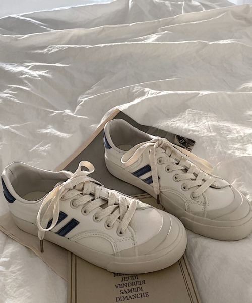 MANGROVE（マングローブ）の「ラインキャンバススニーカー（スニーカー・レディース・ネイビー/グレー・SMALL/MEDIUM/LARGE）」の9枚目の写真