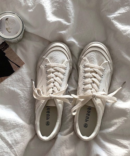 MANGROVE（マングローブ）の「ラインキャンバススニーカー（スニーカー・レディース・ネイビー/グレー・SMALL/MEDIUM/LARGE）」の11枚目の写真