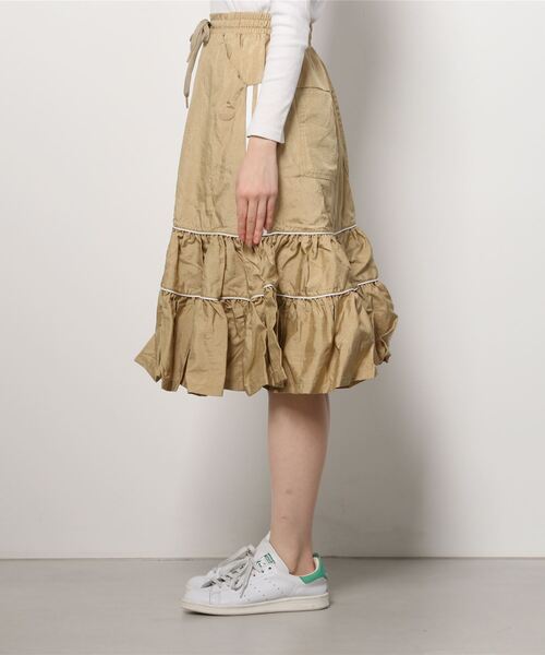 adidas（アディダス）の「ユーティリティスカート / アディダスオリジナルス（スカート・レディース・ベージュ/ブラック・SMALL/MEDIUM/LARGE/X-LARGE/XX-LARGE/X-SMALL）」の10枚目の写真