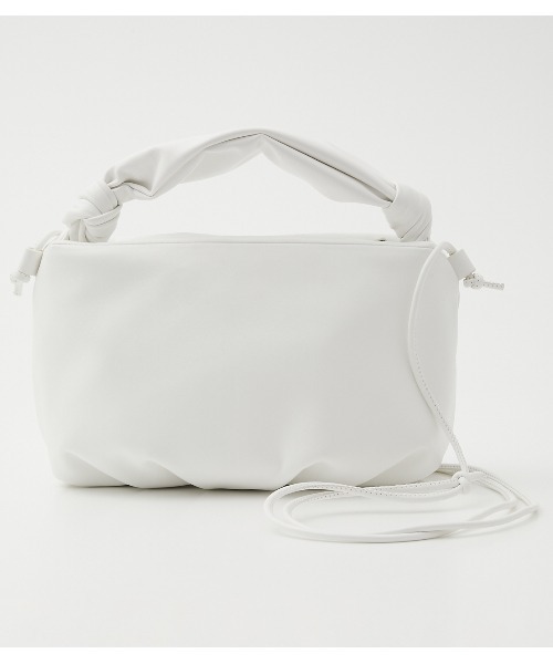 crie conforto(クリーコンフォルト)の「ミニクロワッサンショルダー(ショルダーバッグ・レディース・ホワイト/イエロー/ピンク・FREE)」の2枚目の写真