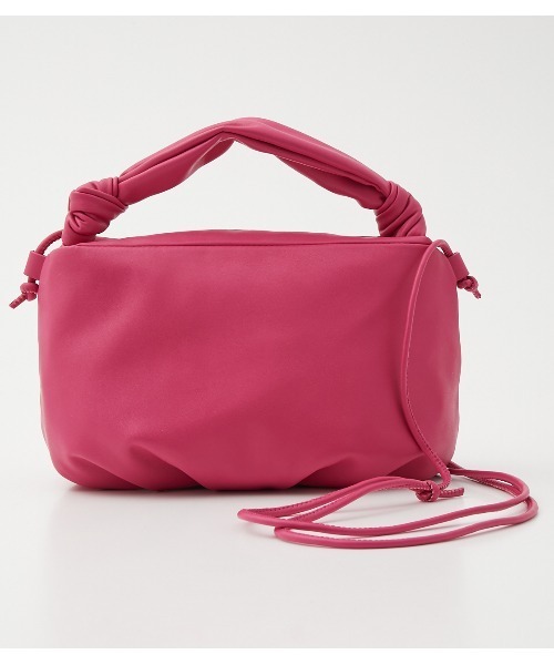 crie conforto(クリーコンフォルト)の「ミニクロワッサンショルダー(ショルダーバッグ・レディース・ホワイト/イエロー/ピンク・FREE)」の1枚目の写真