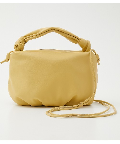 crie conforto(クリーコンフォルト)の「ミニクロワッサンショルダー(ショルダーバッグ・レディース・ホワイト/イエロー/ピンク・FREE)」の3枚目の写真