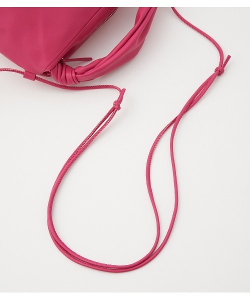 crie conforto(クリーコンフォルト)の「ミニクロワッサンショルダー(ショルダーバッグ・レディース・ホワイト/イエロー/ピンク・FREE)」の6枚目の写真