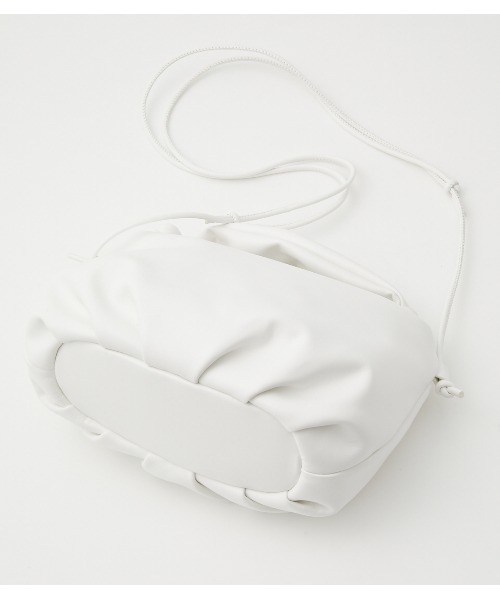 crie conforto(クリーコンフォルト)の「ミニクロワッサンショルダー(ショルダーバッグ・レディース・ホワイト/イエロー/ピンク・FREE)」の4枚目の写真