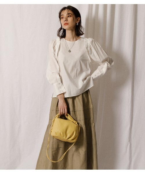 crie conforto(クリーコンフォルト)の「ミニクロワッサンショルダー(ショルダーバッグ・レディース・ホワイト/イエロー/ピンク・FREE)」の20枚目の写真