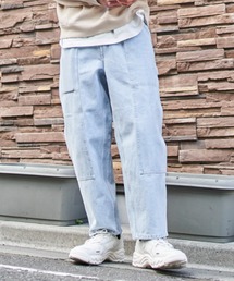 【UNIVERSAL OVERALL】 別注 DOUBLE KNEE PANTS / ダブルニーペインターワイドパンツ / デニムパンツ
