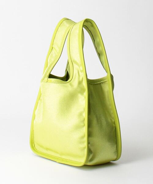 BEAUTY&YOUTH UNITED ARROWS（ビューティーアンドユースユナイテッドアローズ）の「BY グロスサテン ショッパー トートバッグ（トートバッグ・レディース・ライム・FREE）」の2枚目の写真