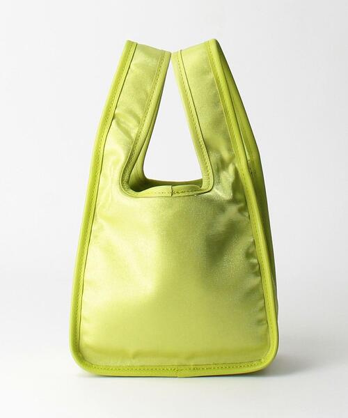 BEAUTY&YOUTH UNITED ARROWS（ビューティーアンドユースユナイテッドアローズ）の「BY グロスサテン ショッパー トートバッグ（トートバッグ・レディース・ライム・FREE）」の6枚目の写真