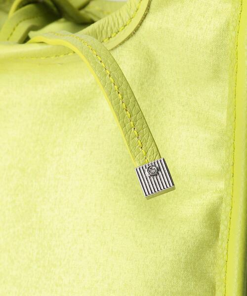 BEAUTY&YOUTH UNITED ARROWS（ビューティーアンドユースユナイテッドアローズ）の「BY グロスサテン ショッパー トートバッグ（トートバッグ・レディース・ライム・FREE）」の9枚目の写真